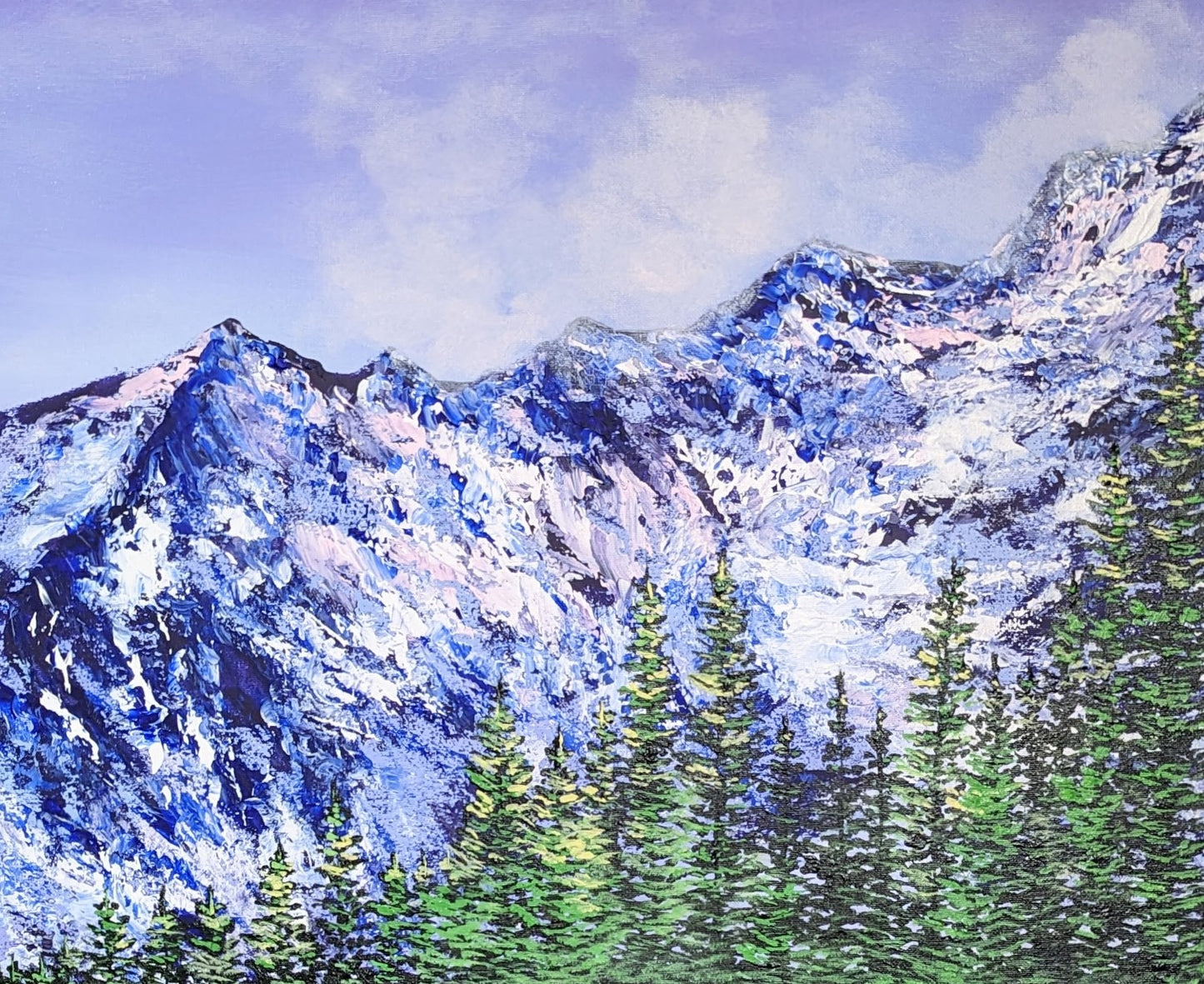 Painting Inspired by Blanca Peak